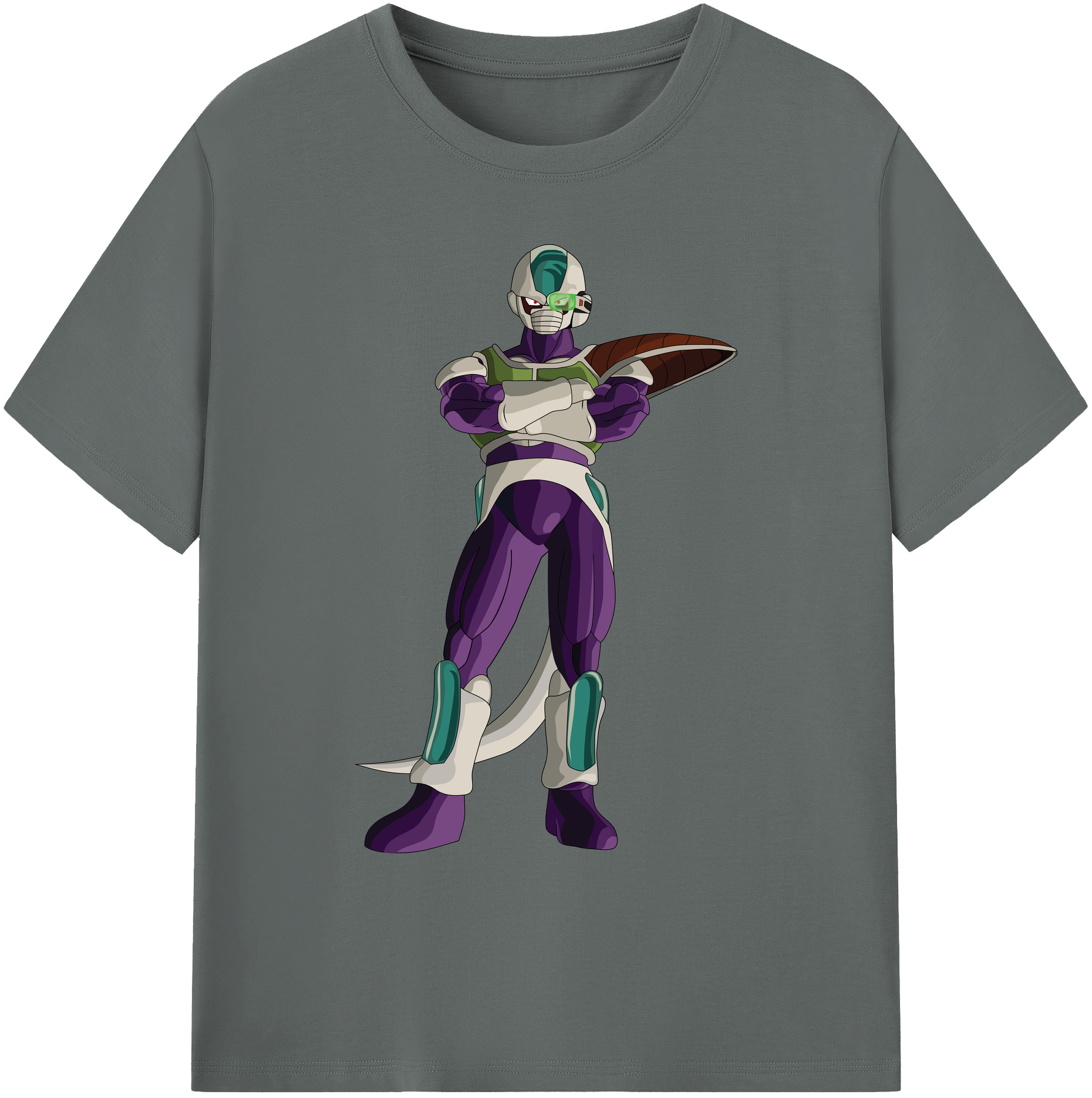 （画像用） ドラゴンボール フリーザ DRAGON BALL Frieza 綿100％ メンズ半袖Tシャツ｜肌触りやわらか＆通気性